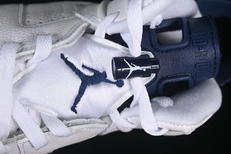 All categories Air Jordan Jordan series basketball shoes Air Jordan 6 F version Air Jordan 6 Retro "Midnight Navy" AJ6 Joe 6 white sea blue CT8529-141
